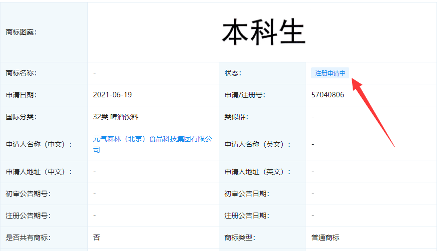 元气森林申请“本科生”商标，能否成功？