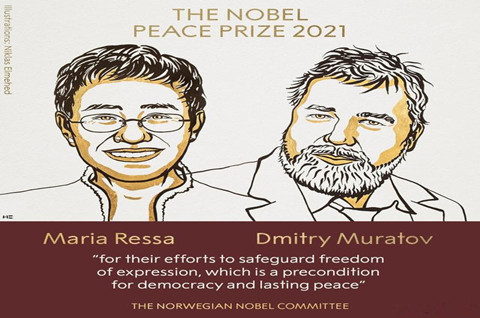 刚刚，2021年诺贝尔和平奖揭晓！