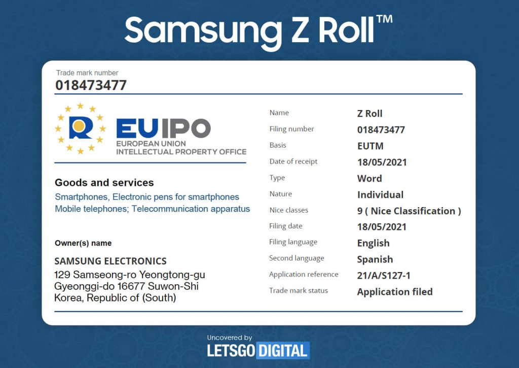 三星申请Z roll新商标意味着滚动屏幕手机来了