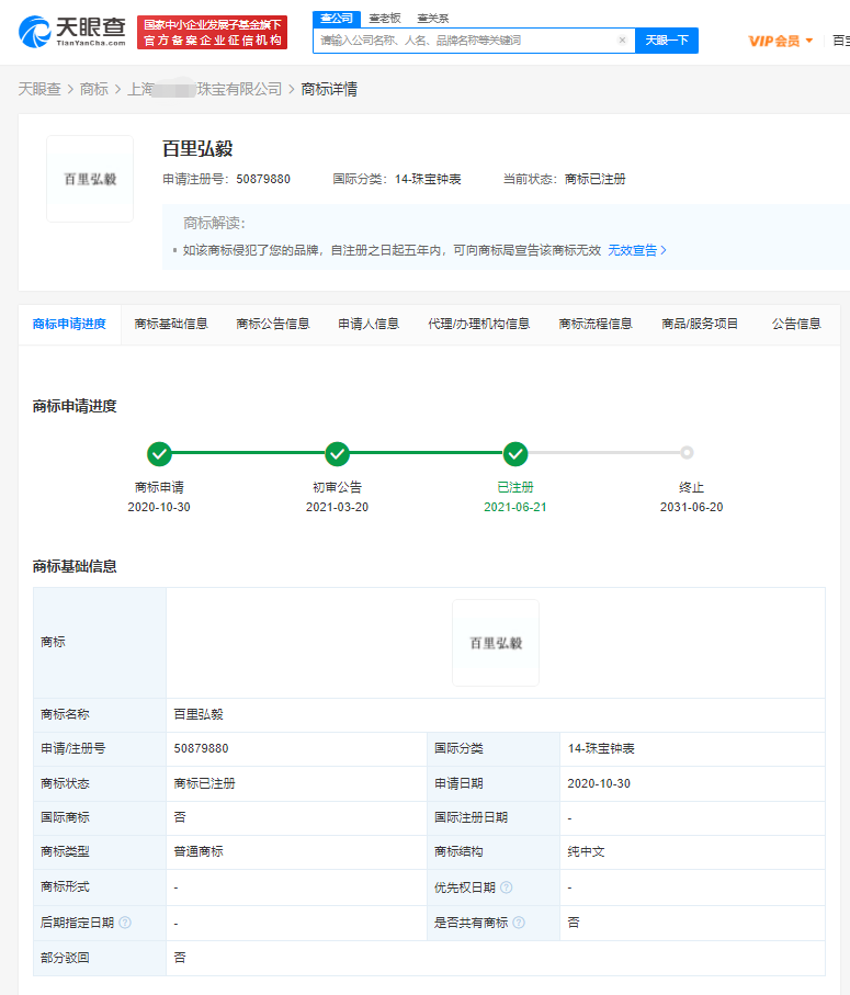 百里弘毅已被注册商标，商标注册需要提供什么资料？