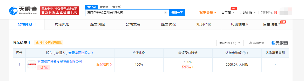 双汇在漯河成立食品科技公司，食品商标名怎么注册？