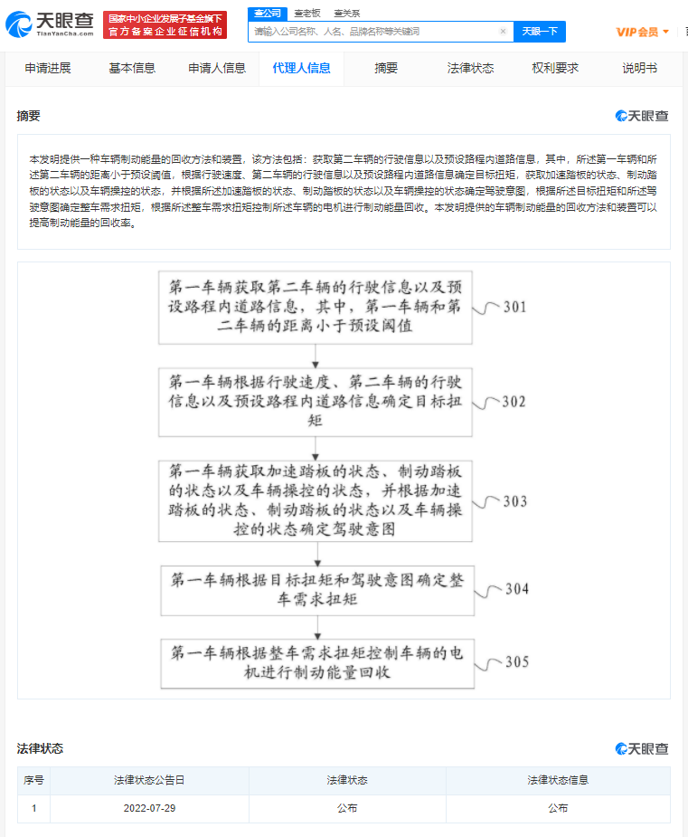 <b>华为车辆制动能量回收专利公布，专利申请的流程怎么走的？</b>