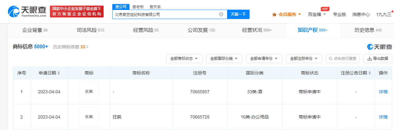 爱奇艺申请注册狂飙商标，商标如何进行注册申请？