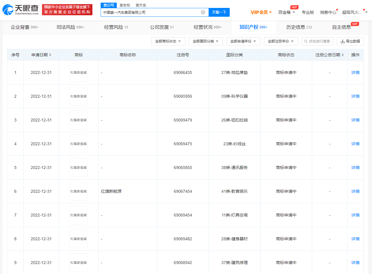 一汽申请注册多个红旗新能源商标，商标注册申请怎么弄？